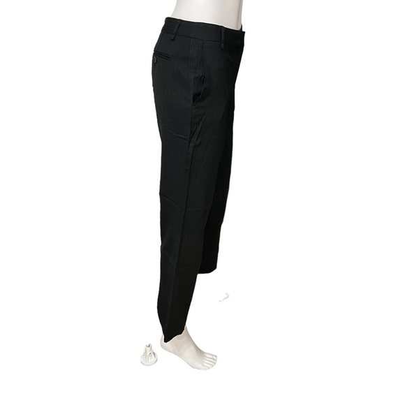 BCBG MAX AZRIA BLACK STRAIGHT LEG WOOL Blend Pants - Picture 3 of 6